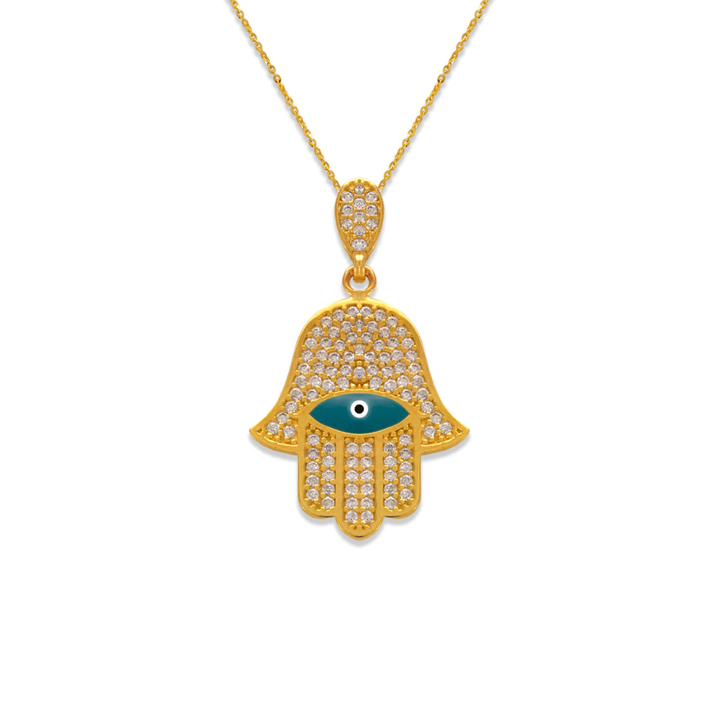 Evil Eye Hand Pendant