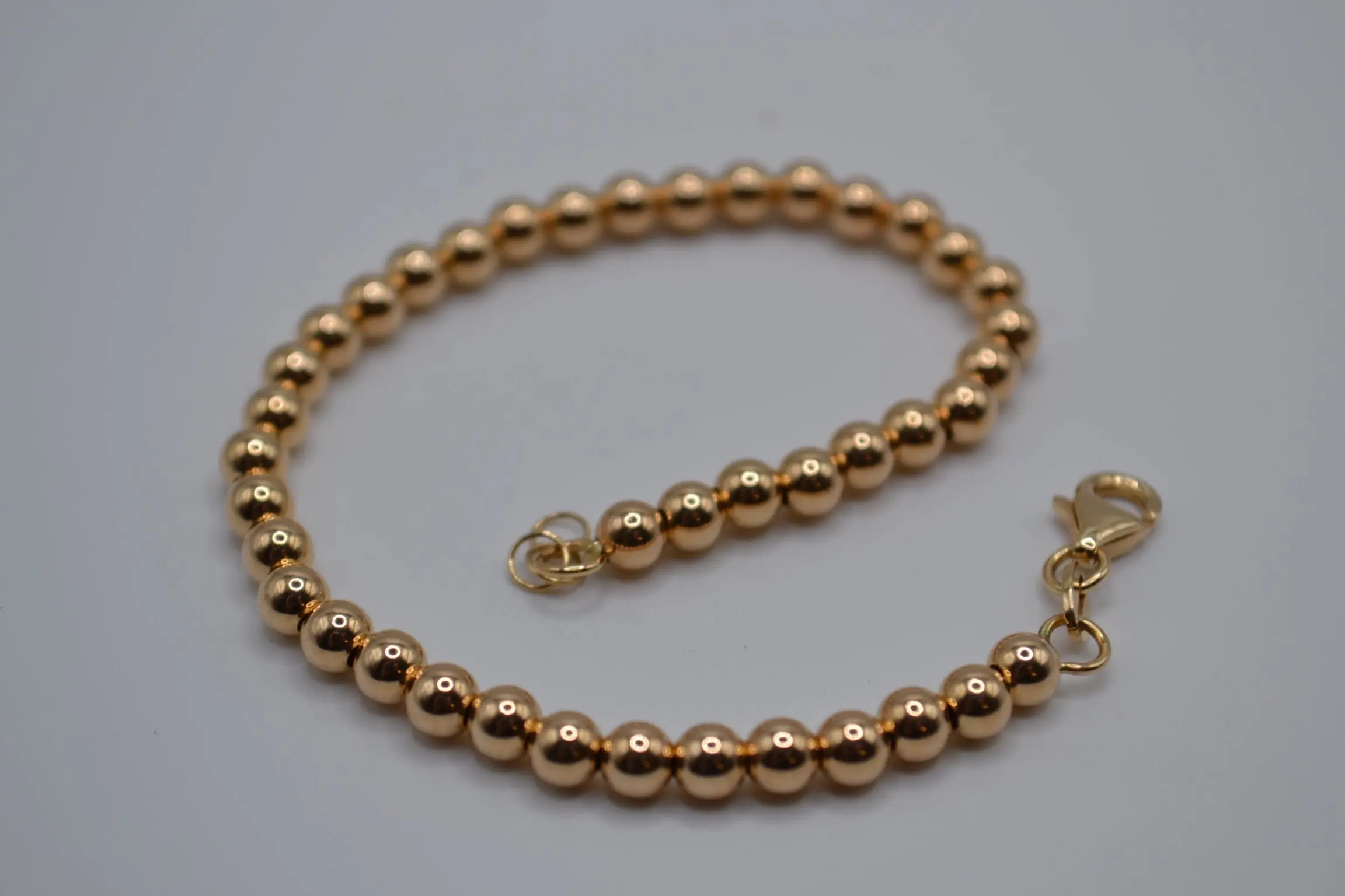 Gold Bead Bracelet-gold Filled Beaded Bracelet 4mm 8mm 18K Gold Filled Bead  Bracelet-gold Ball Bracelet Gift for Her - Etsy