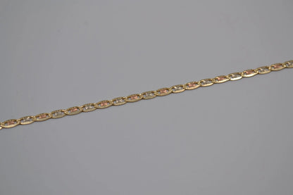 14KT Tri Gold Valentino Necklace - Altair Gold