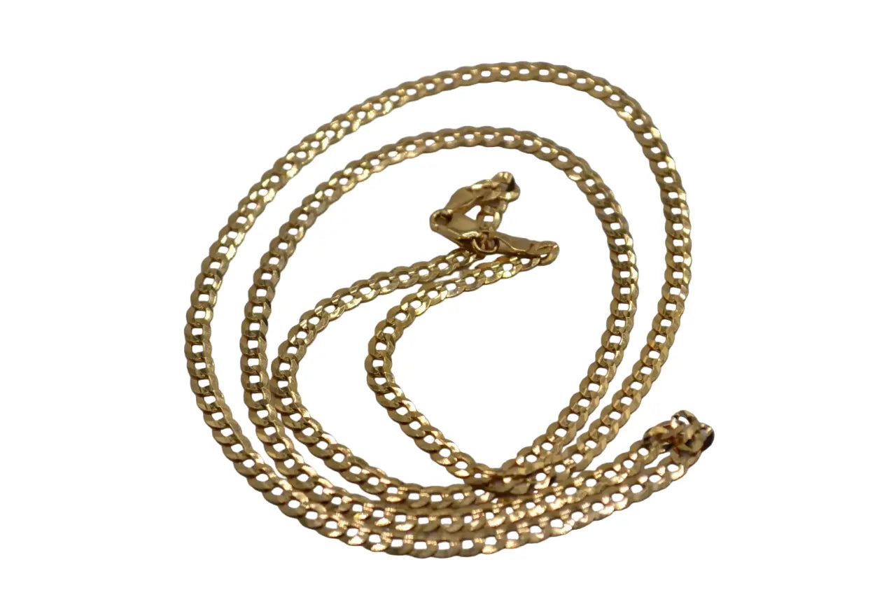 14kt Solid Gold Cuban Link Chain Altair Gold